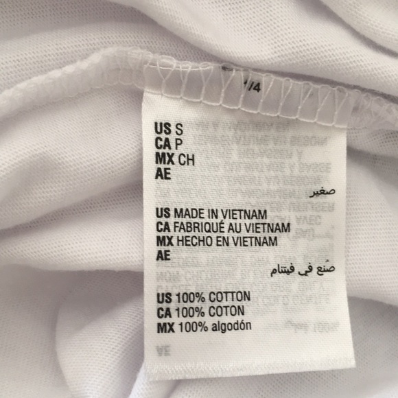 INC Men’s Tee Size Small Color White Short Sleeves T-shirt NWOT - Picture 7 of 7